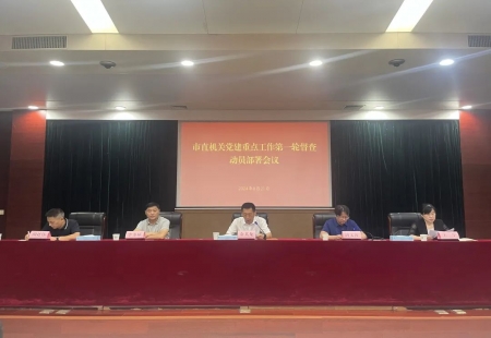 市直機關工委召開市直機關黨建重點工作第一輪督查動員部署會議